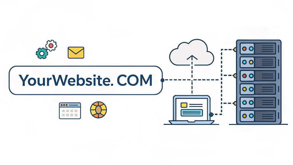 What Is Web Hosting? Web hosting vs domain